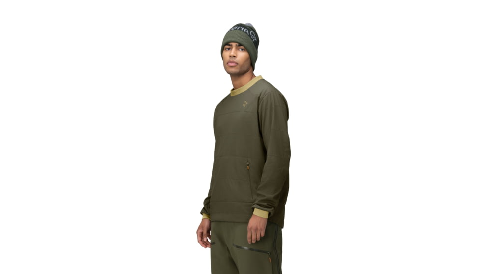 Norrona Tamok Alpha90 Crewneck - Mens, Rosin, Large, 1213-23 3001 L