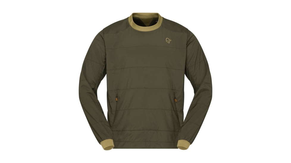 Norrona Tamok Alpha90 Crewneck - Mens, Rosin, Large, 1213-23 3001 L