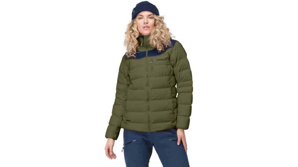 Norrona Tamok Down750 Jacket - Womens, Olive Night, Large, 1221-19-3301-L