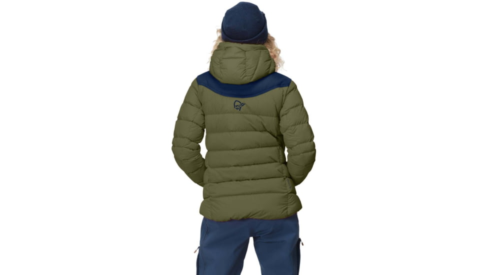 Norrona Tamok Down750 Jacket - Womens, Olive Night, Large, 1221-19-3301-L