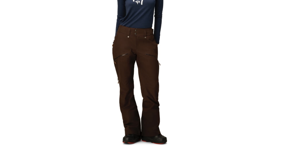 Norrona Tamok Gore-Tex Pants - Womens, Coffee Bean, Extra Small, 1208-23 4433 XS