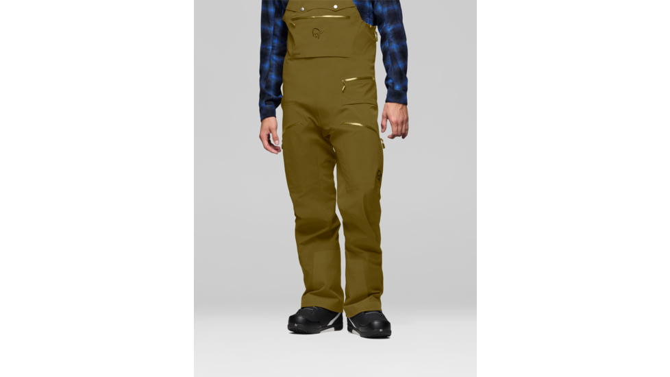 Norrona Tamok Gore-Tex Performance Shell Bib - Mens, Dark Olive, Extra Large, 1229-23-3898-XL
