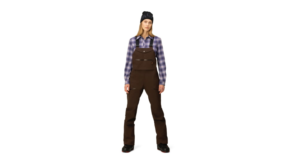 Norrona Tamok Gore-Tex Performance Shell Bib - Womens, Coffee Bean, Extra Small, 1230-23 4433 XS