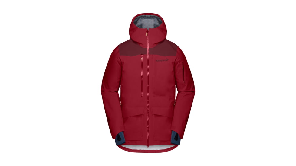 Norrona Tamok Gore-Tex Performance Shell Jacket - Mens, Rhubarb, Small, 1201-23 5700 S