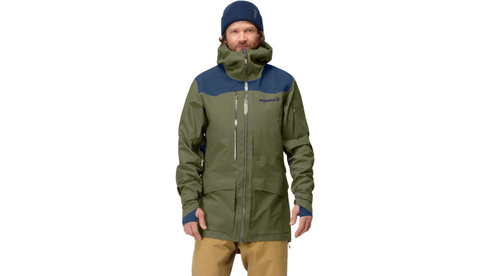 Norrona Tamok Gore-Tex Pro Jacket - Mens, Olive Night, Extra Large, 1201-19-3301-XL