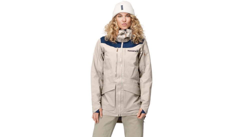 Norrona Tamok Gore-Tex Pro Jacket - Womens, Pure Cashmere, Medium, 1217-19-9001-M