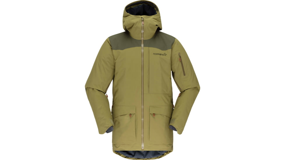 Norrona Tamok Gore-Tex Thermo80 Jacket - Mens, Olive Drab, Small, 1201-21-3897-S