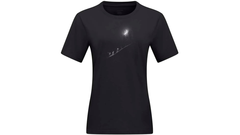 Norrona Tamok Moon T-Shirt - Womens, Caviar Black, Small, 3412-22 7718 S