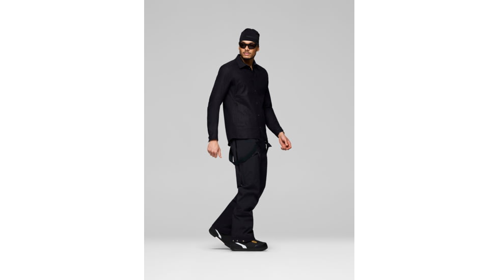 Norrona Tamok Wool Plain Shirt - Mens, Caviar Melange, Small, 1225-24-7737-S