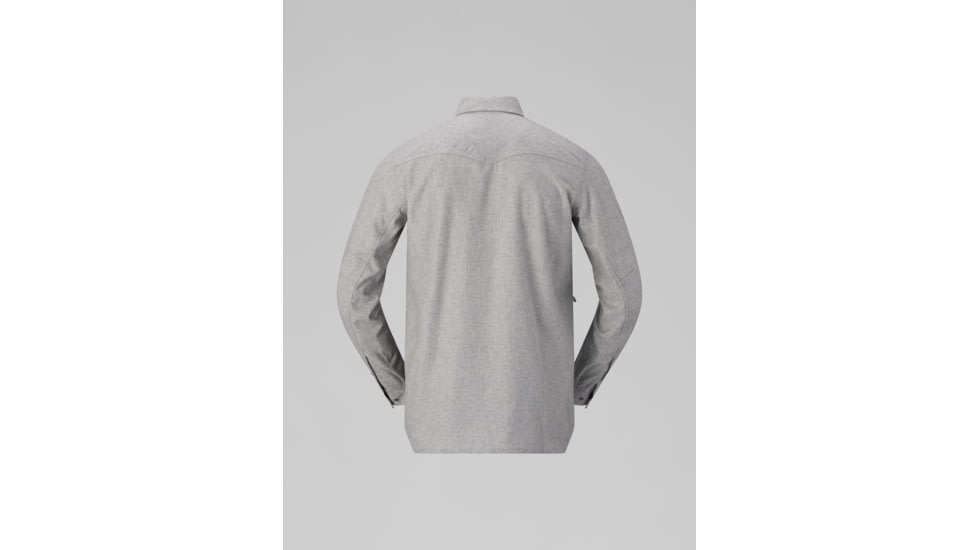 Norrona Tamok Wool Plain Shirt - Mens, Drizzle Melange, Small, 1225-24-2313-S