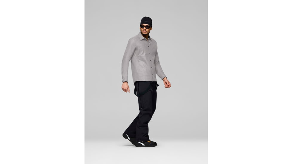 Norrona Tamok Wool Plain Shirt - Mens, Drizzle Melange, Small, 1225-24-2313-S