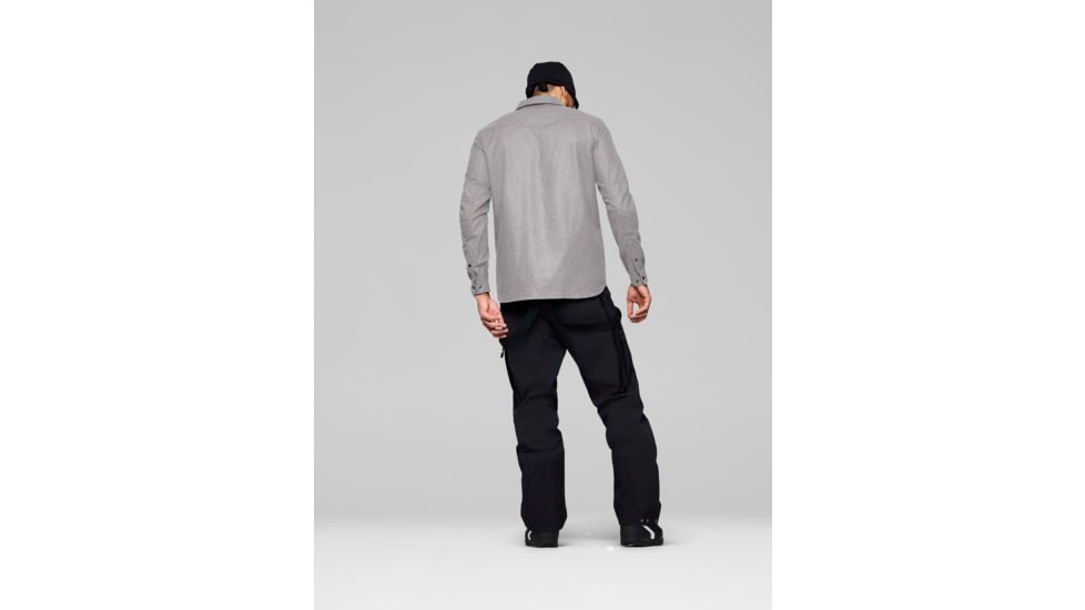 Norrona Tamok Wool Plain Shirt - Mens, Drizzle Melange, Small, 1225-24-2313-S