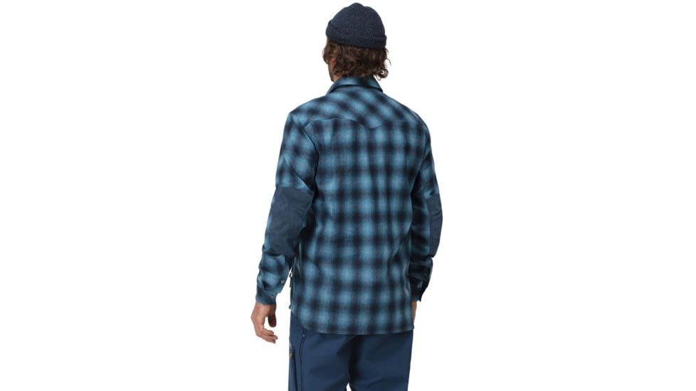 Norrona Tamok Wool Shirt - Mens, Indigo Night, Medium, 1206-19-2295-M