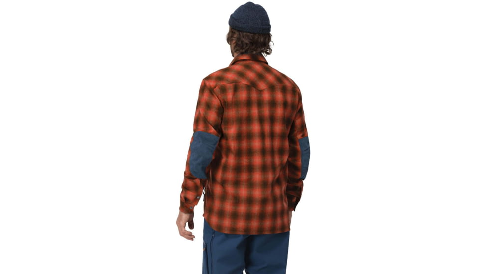 Norrona Tamok Wool Shirt - Mens, Rooibos Tea, Large, 1206-19-5510-L