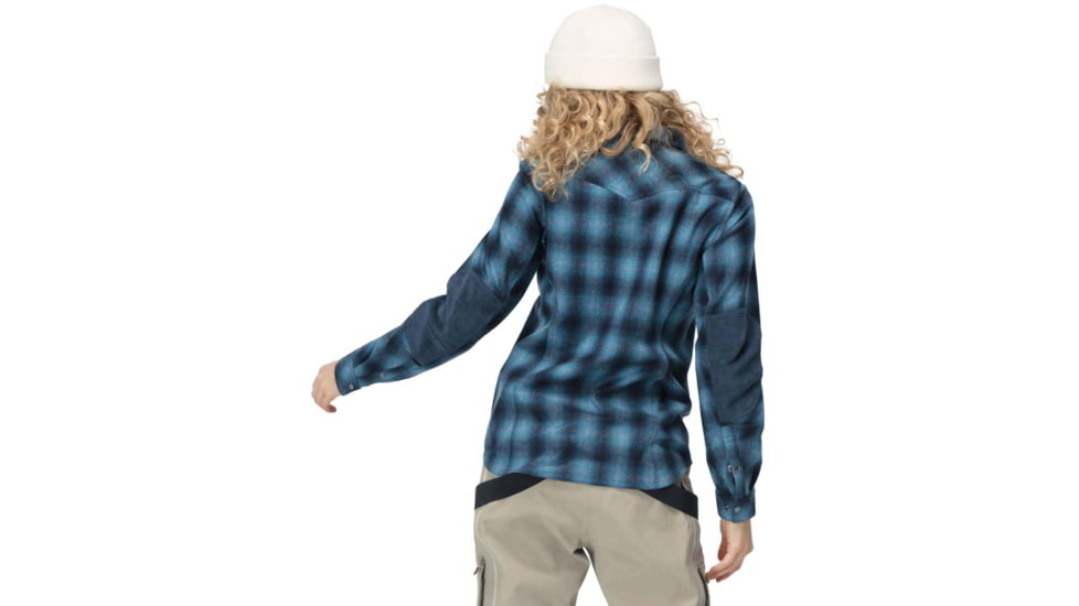 Norrona Tamok Wool Shirt - Womens, Indigo Night, Medium, 1219-19-2295-M