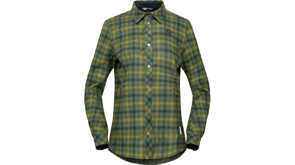Norrona Tamok Wool Shirt - Womens, Rosin, Small, 1219-19 3001 S