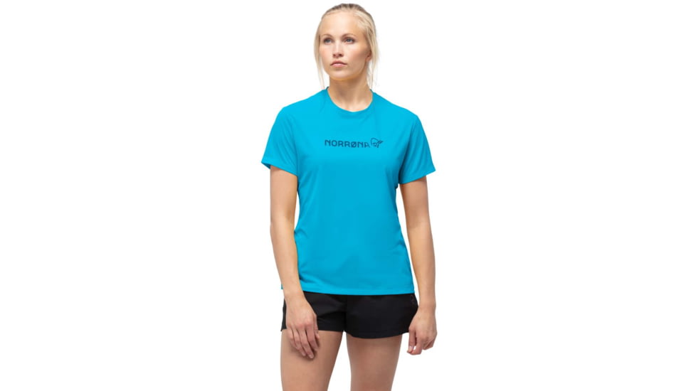 Norrona Tech Norrona T-Shirt - Womens, Aquarius, Small, 5228-21 2368 S