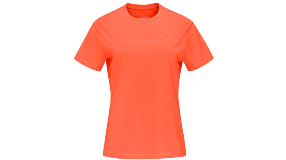 Norrona Tech Norrona T-Shirt - Womens, Orange Alert, Extra Small, 5228-21 5620 XS