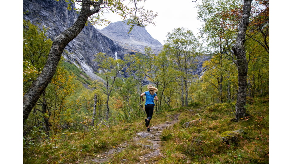 Norrona Tights - Womens, Caviar, Large, 5221-21-7718-L