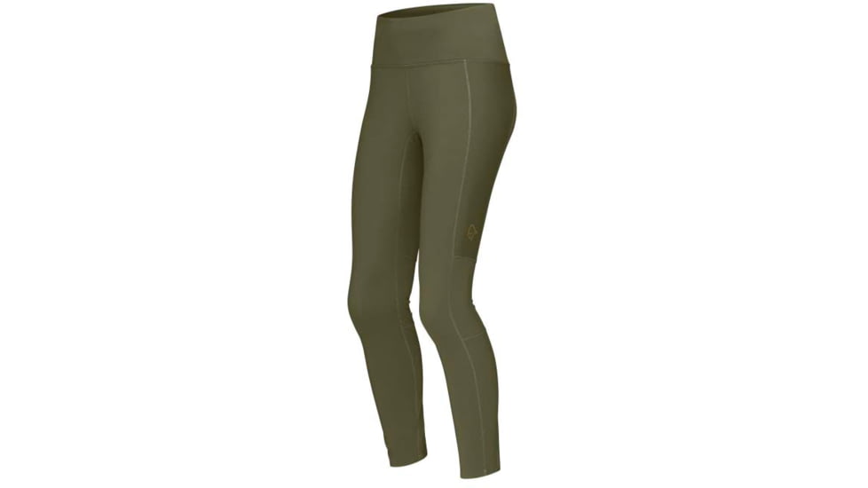 Norrona Tights - Women's, Olive Night, Large, 5221-21 3301 L