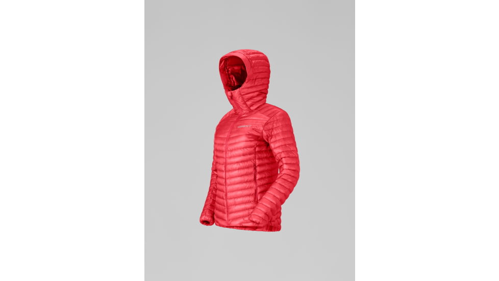 Norrona Trollveggen Down800 Super Light Hood - Womens, Watermelon, Extra Small, 1617-24-1261-XS