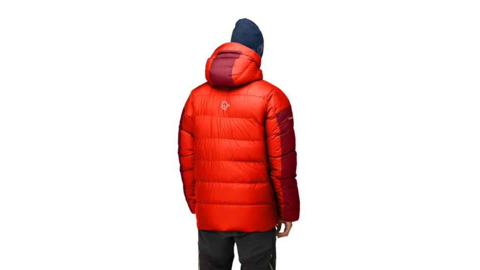 Norrona Trollveggen Down850 Jacket - Mens, Arednalin/Rhubarb, Extra Large, 1603-17 5646 XL