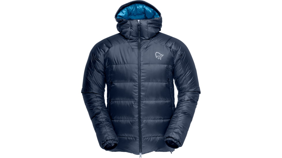 Norrona Trollveggen Down850 Jacket - Mens, Indigo Night, Medium, 1603-17-2295-M