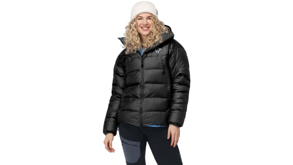 Norrona Trollveggen Down850 Jacket - Womens, Caviar, Medium, 1605-17-7718-M