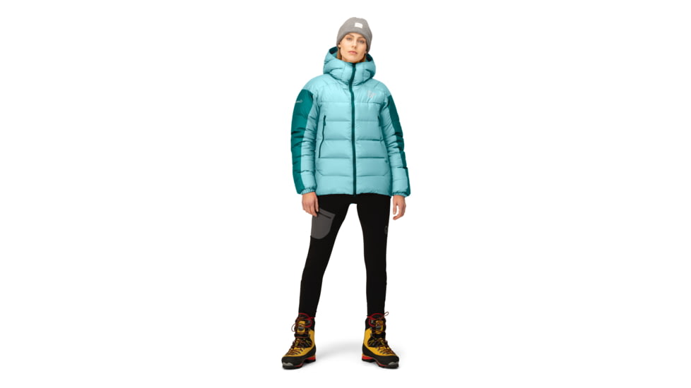 Norrona Trollveggen Down850 Jacket - Womens, Clearwater, Small, 1605-17 2290 S
