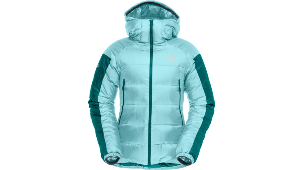 Norrona Trollveggen Down850 Jacket - Womens, Clearwater, Small, 1605-17 2290 S