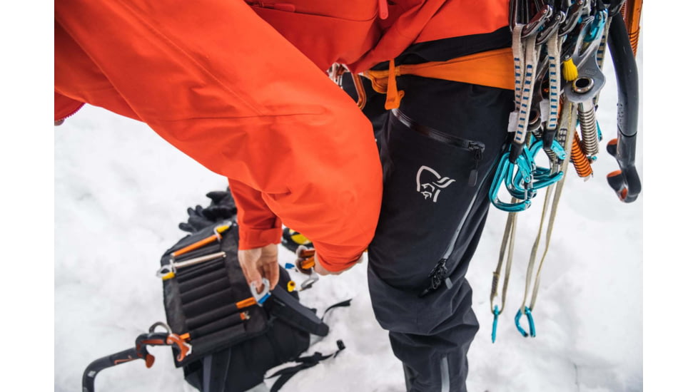 Norrona Trollveggen Gore-Tex Pro Bib - Mens, Caviar, Large, 1604-19-7718-L