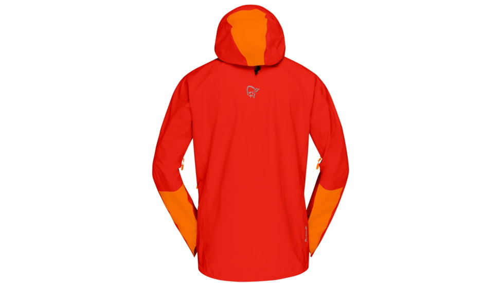 Norrona Trollveggen Gore-Tex Pro Jacket - Mens, Arednalin/Orange Popsicle, Medium, 7042698458490
