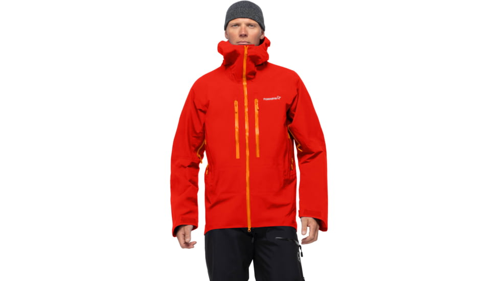 Norrona Trollveggen Gore-Tex Pro Jacket - Men's, Arednalin Red/Orange, Medium, 1603-19 5639 M
