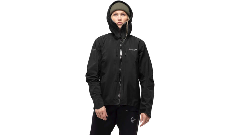 Norrona Trollveggen Gore-Tex Pro Light Jacket - Womens, Caviar, Large, 1625-19-7718-L
