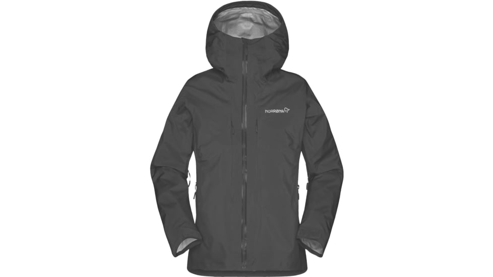 Norrona Trollveggen Gore-Tex Pro Light Jacket - Womens, Caviar, Large, 1625-19-7718-L