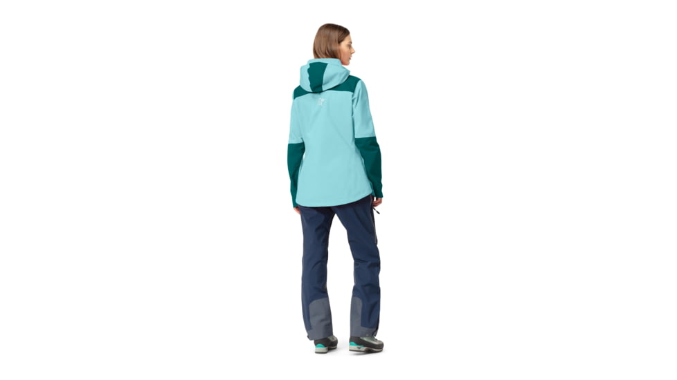 Norrona Trollveggen Gore-Tex Pro Light Jacket - Womens, Clearwater, Medium, 1625-22-2290-M