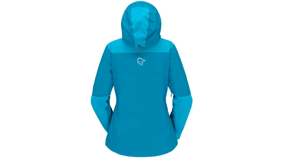Norrona Trollveggen Gore-Tex Pro Light Jacket - Womens, Hawaiian surf/Aquarius, Large, 7042698453297