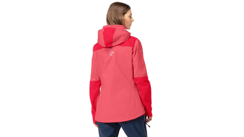 Norrona Trollveggen Gore-Tex Pro Light Jacket - Womens, Honeysuckle/Virtual Pink, Extra Small, 7042698453235