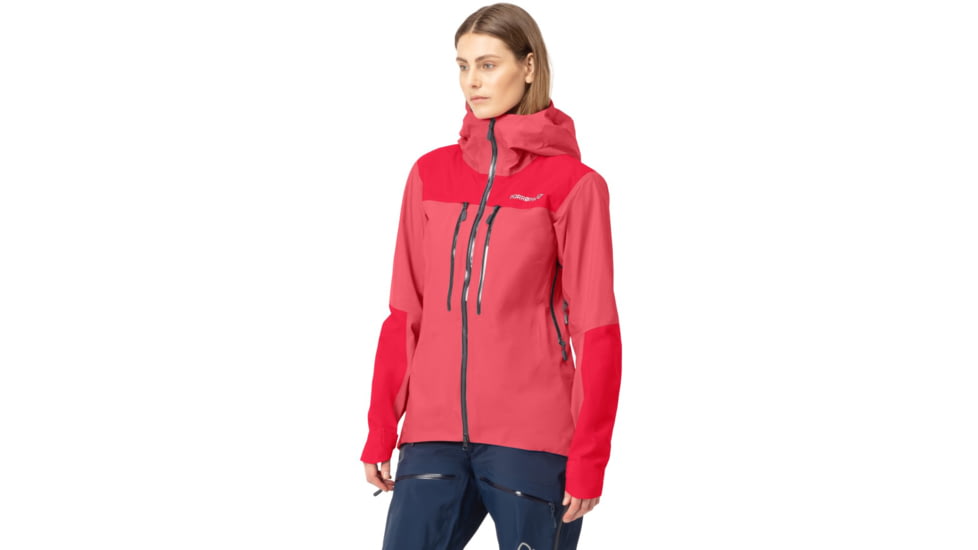 Norrona Trollveggen Gore-Tex Pro Light Jacket - Womens, Honeysuckle/Virtual Pink, Extra Small, 7042698453235