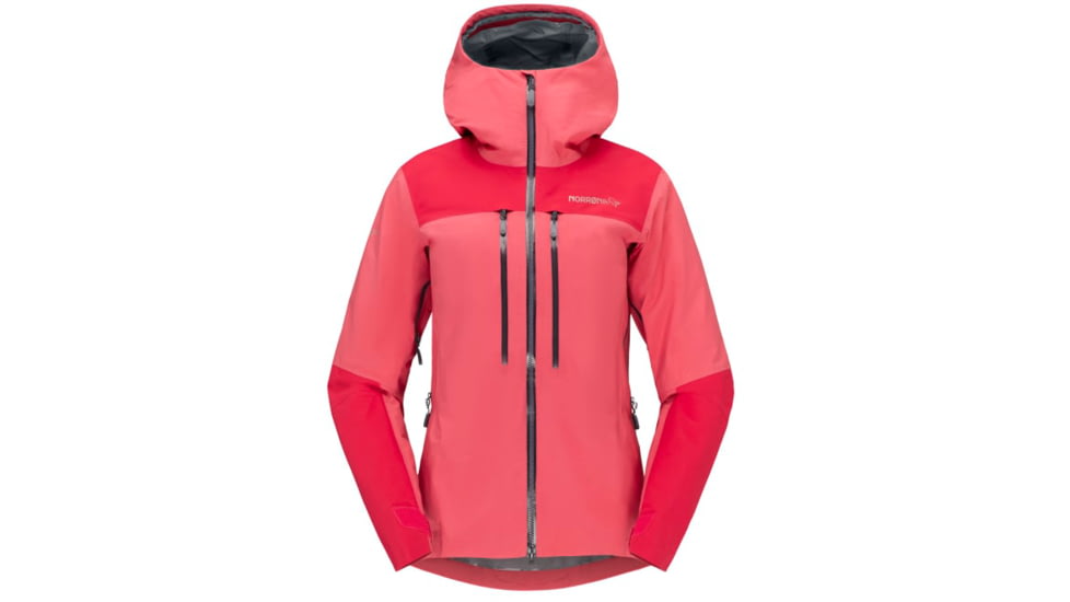 Norrona Trollveggen Gore-Tex Pro Light Jacket - Womens, Honeysuckle/Virtual Pink, Extra Small, 7042698453235