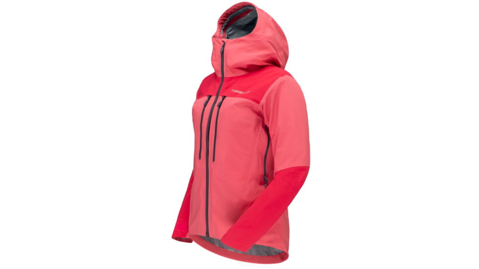 Norrona Trollveggen Gore-Tex Pro Light Jacket - Womens, Honeysuckle/Virtual Pink, Extra Small, 7042698453235