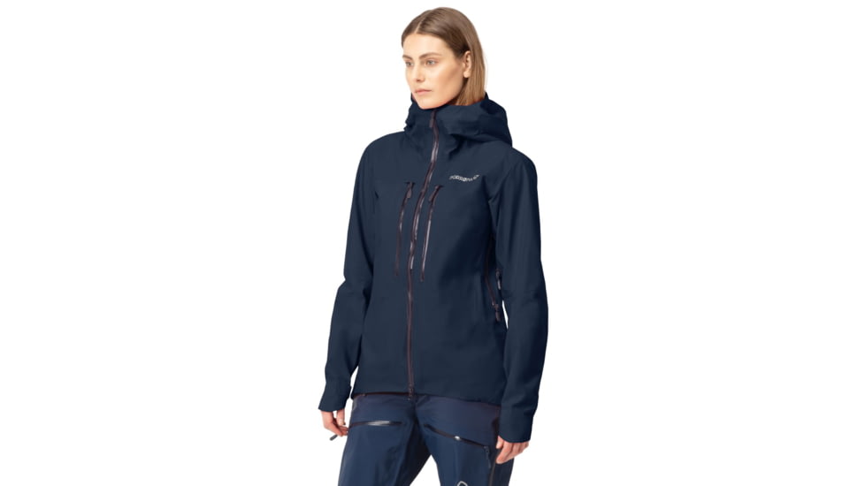 Norrona Trollveggen Gore-Tex Pro Light Jacket - Womens, Indigo Night/Indigo Night, Extra Small, 7042698453181