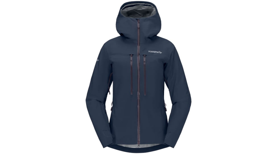 Norrona Trollveggen Gore-Tex Pro Light Jacket - Womens, Indigo Night/Indigo Night, Extra Small, 7042698453181