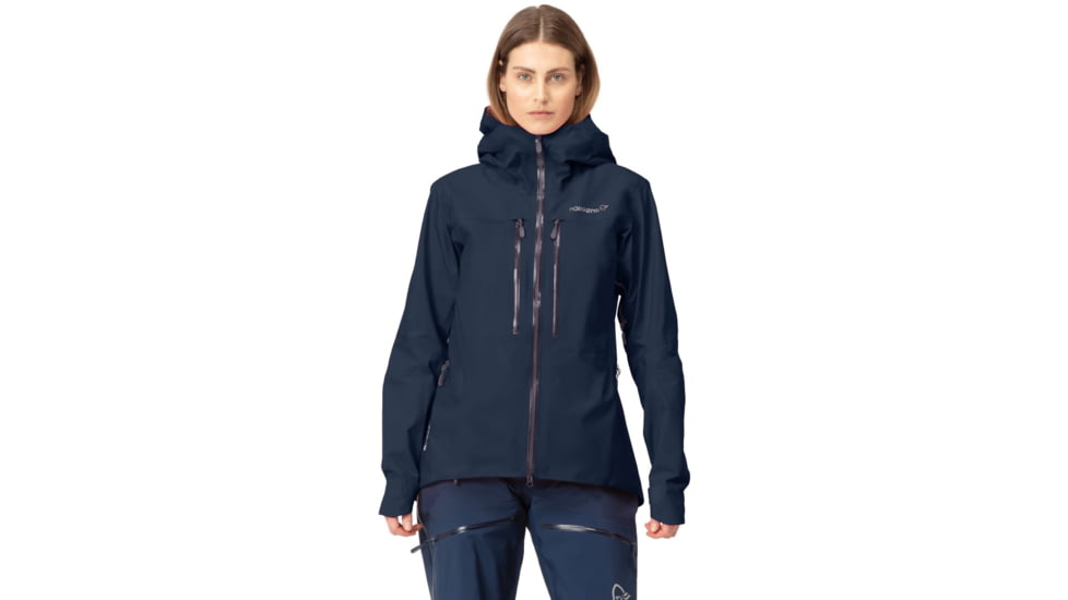 Norrona Trollveggen Gore-Tex Pro Light Jacket - Womens, Indigo Night/Indigo Night, Extra Small, 7042698453181