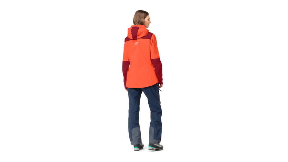 Norrona Trollveggen Gore-Tex Pro Light Jacket - Womens, Orange Alert, Medium, 1625-22-5620-M