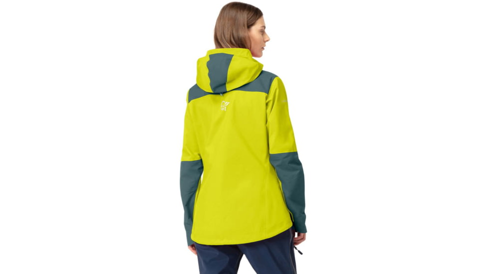 Norrona Trollveggen Gore-Tex Pro Light Jacket - Womens, Sulphur Spring/North Atlantic, M, 1625-22-3337-M