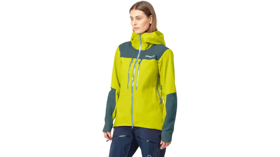 Norrona Trollveggen Gore-Tex Pro Light Jacket - Womens, Sulphur Spring/North Atlantic, M, 1625-22-3337-M