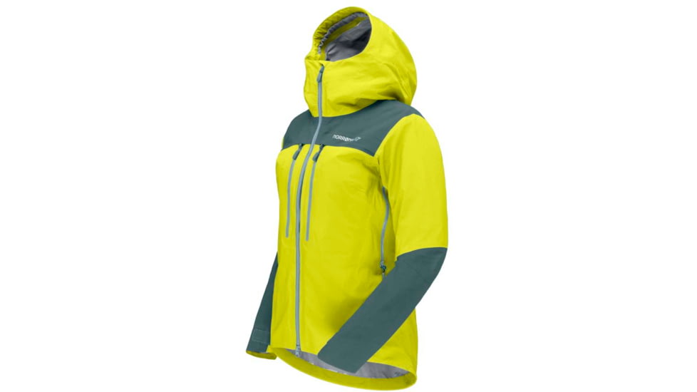 Norrona Trollveggen Gore-Tex Pro Light Jacket - Womens, Sulphur Spring/North Atlantic, M, 1625-22-3337-M
