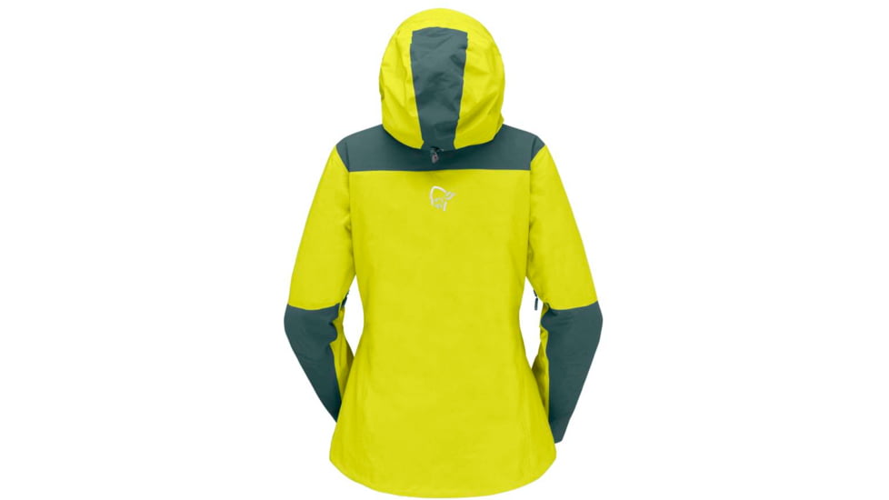 Norrona Trollveggen Gore-Tex Pro Light Jacket - Womens, Sulphur Spring/North Atlantic, M, 1625-22-3337-M