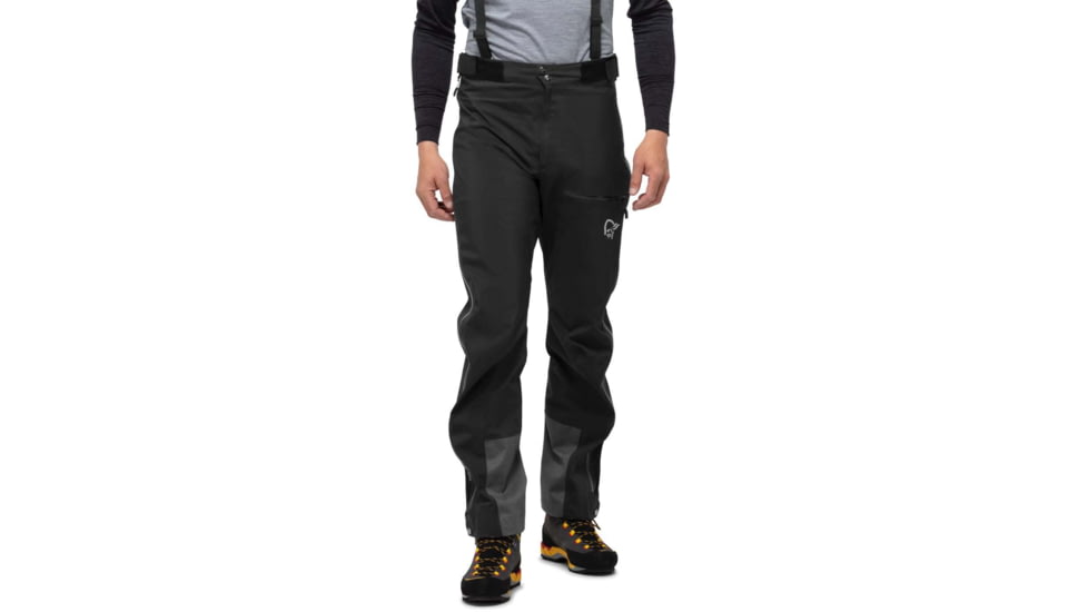 Norrona Trollveggen Gore-Tex Pro Light Pants - Mens, Caviar, Extra Large, 1606-19-7718-XL